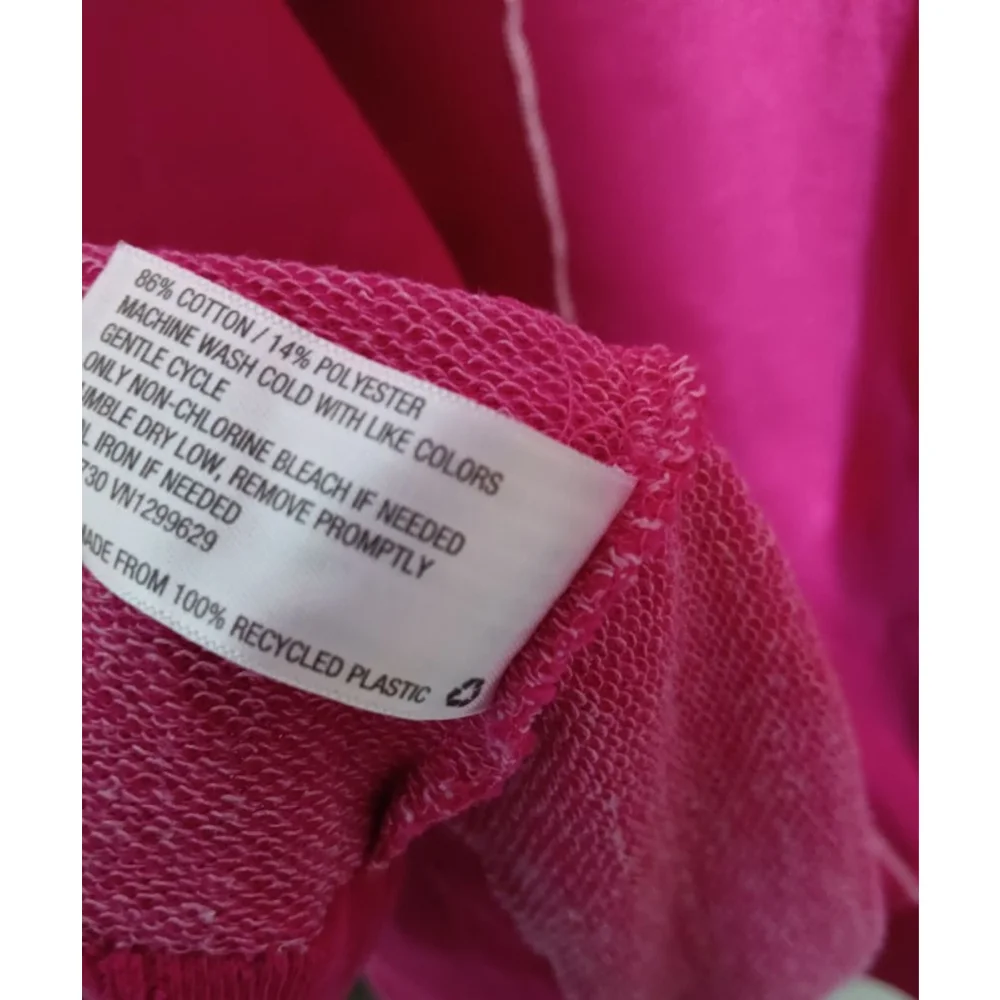 Wild Fable Seamed French Terry Hoodie Sweatshirt in Magenta - Picture 9 of 9